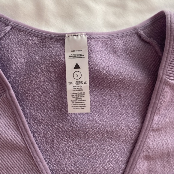 Balance Athletica (Vitality) Infinity Faux Wrap Top - Picture 7 of 10